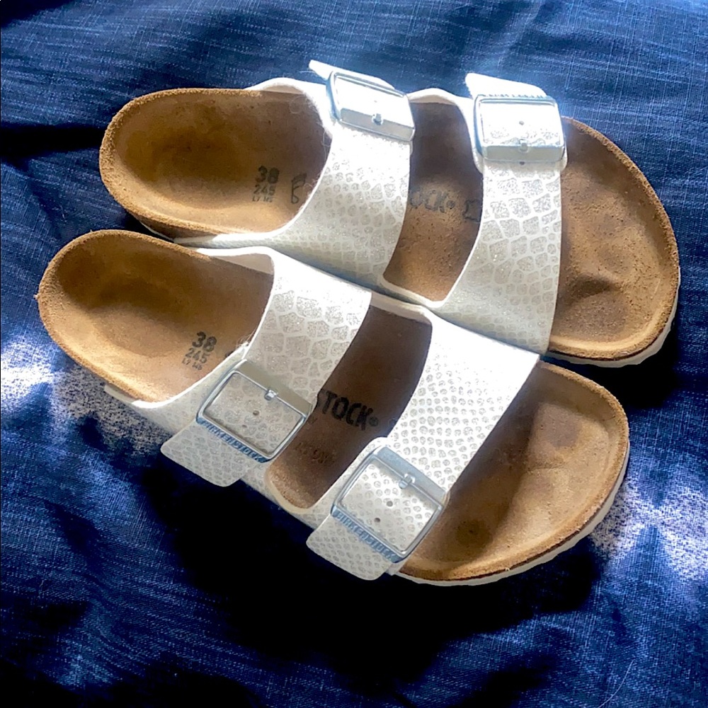 Birkenstock Arizona Magic Snake White 38